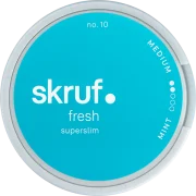 Skruf Fresh No. 10 Mint Medium Superslim White