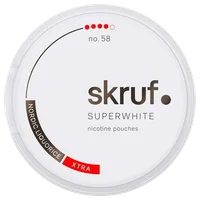 Skruf Super White No. 58 Nordic Liquorice Stark