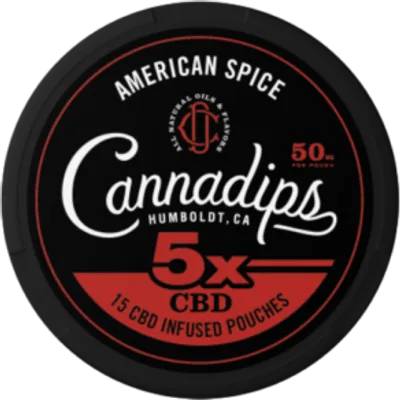 Cannadips Slim American Flavor X5 CBD