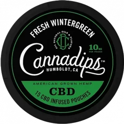 Cannadips Slim Fresh Wintergreen CBD (Datum)