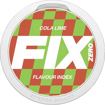 FIX Cola Lime Zero Nikotinfritt Snus