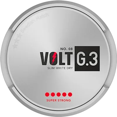 G3 Volt Super Strong Slim White Dry