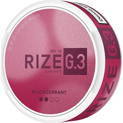 G3 RIZE Blackcurrant Slim White