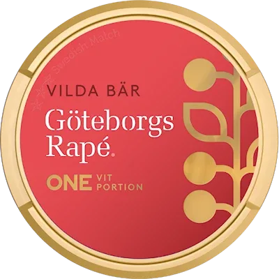 Göteborgs Rapé ONE Vilda Bär Vit Portion
