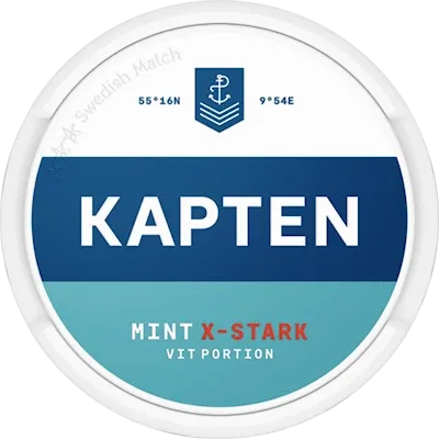 Kapten Vit Mint Extra Stark