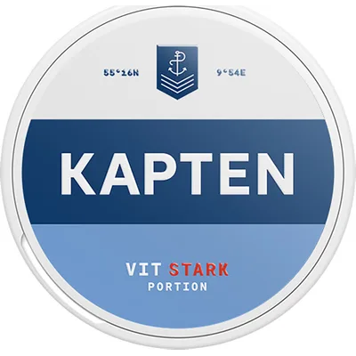Kapten Vit Stark Portion