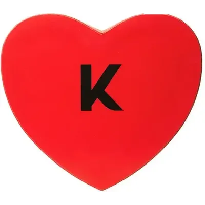 Kelly White Valentine Hart Box Red