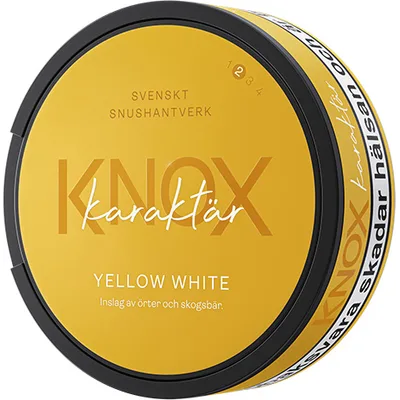 Knox Karaktär Yellow White Portion