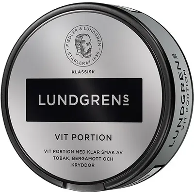 Lundgrens Klassisk Vit Portion