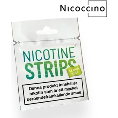 Nicoccino Nicotine Strips Lemon Mint | 1 mg