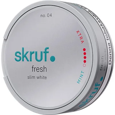 Skruf no 04 Slim Fresh Xtra Stark White Portion