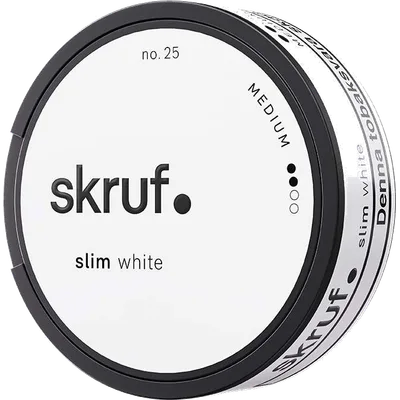 Skruf No. 25 Original Slim White Portion