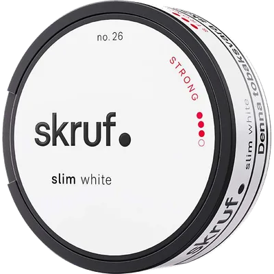 Skruf No. 26 Stark Slim White Portion