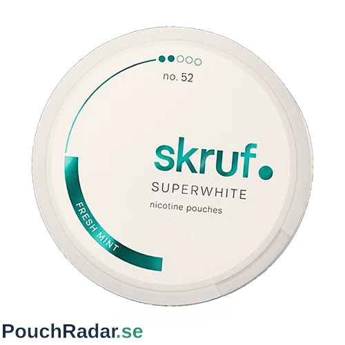 Skruf Superwhite No. 52 Fresh Mint Medium Slim