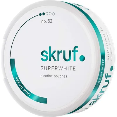 skruf SUPERWHITE no 52 Fresh Mint