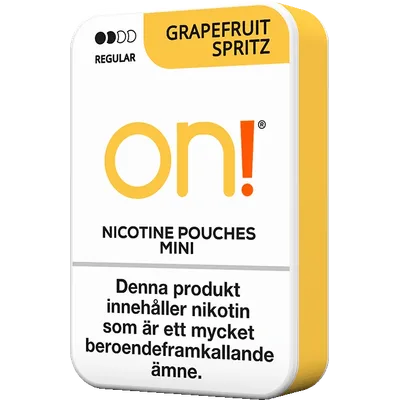 On! Grapefruit Spritz 3mg Mini