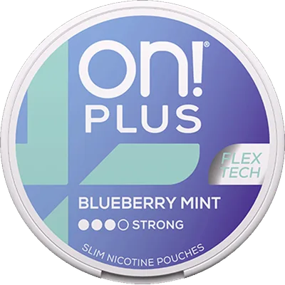 on! Plus Blueberry Mint Strong