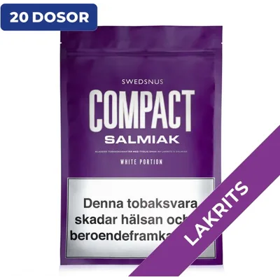 Salmiak Compact 400 White Portion
