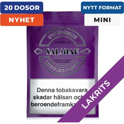 Salmiak Mini 400 White Portion