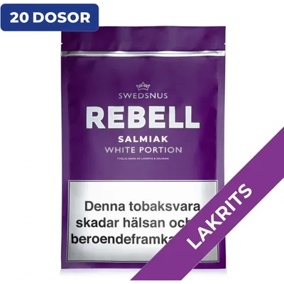 Salmiak Rebell 400 White Portion