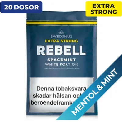 Spacemint Extra Strong Rebell 400 White Portion