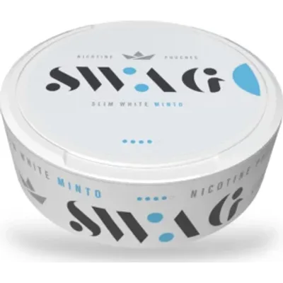 SWAG Minto Slim 25mg All White Portion