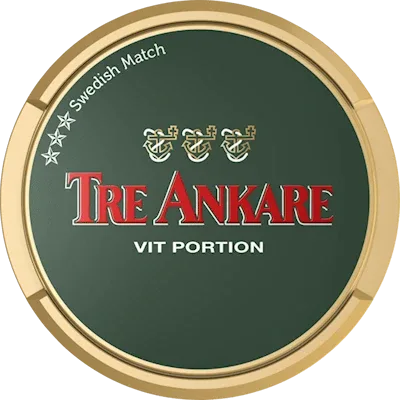 Tre Ankare White Portionssnus